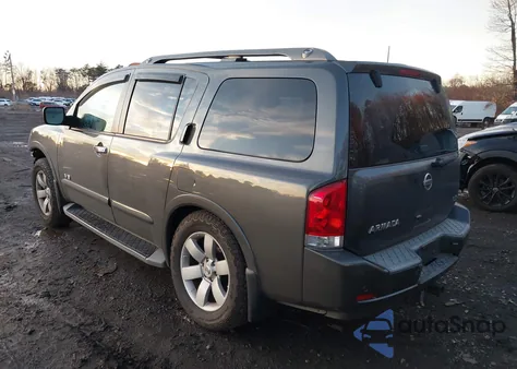 2008 Nissan Armada Le from USA, damaged, VIN 5N1AA08C88N615650